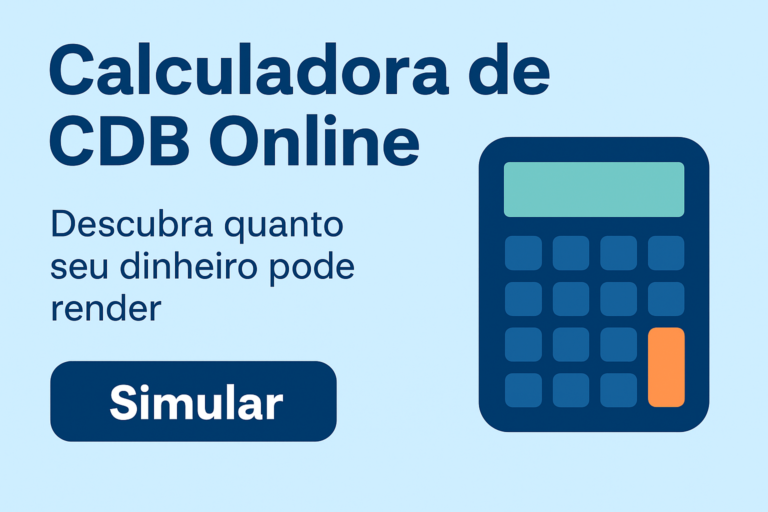 Calculadora de CDB online grátis
