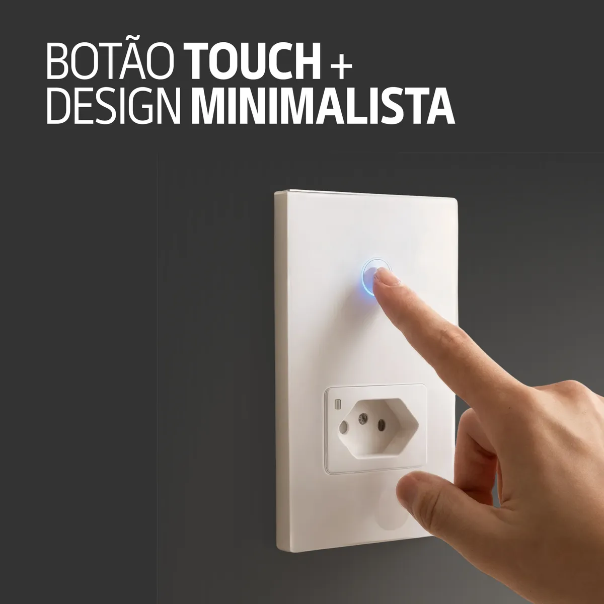Interruptor Inteligente Wi-Fi Touch: Automação e Controle por Voz