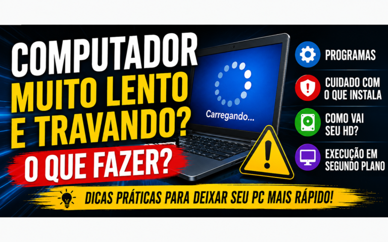 Computador muito lento e travando? O que fazer?